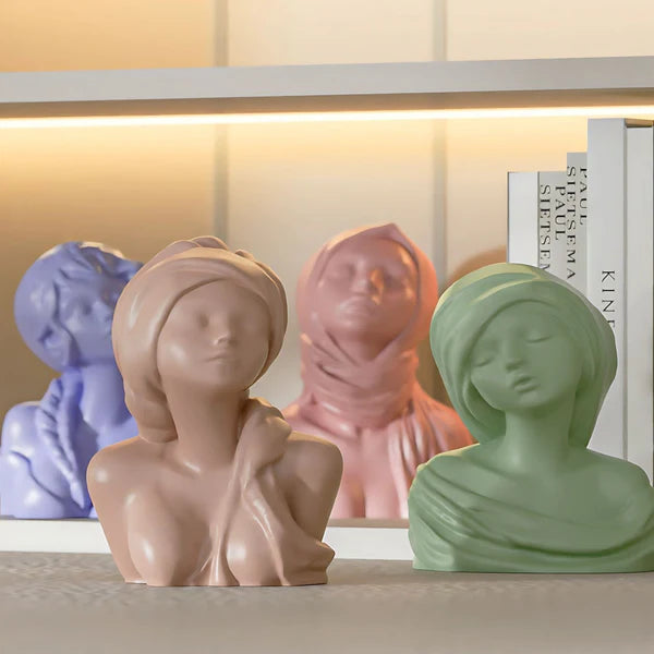 Turban Girl Statue Mould