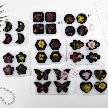 4 Cavity Flower Keychain & Pendant Mould