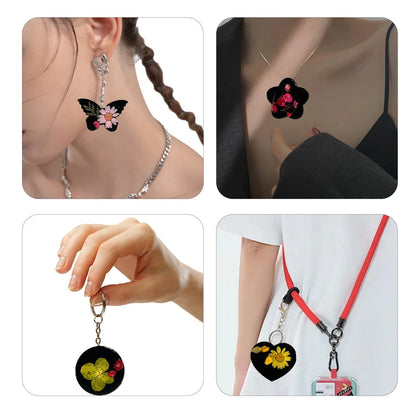 4 Cavity Butterfly Keychain & Pendant Mould