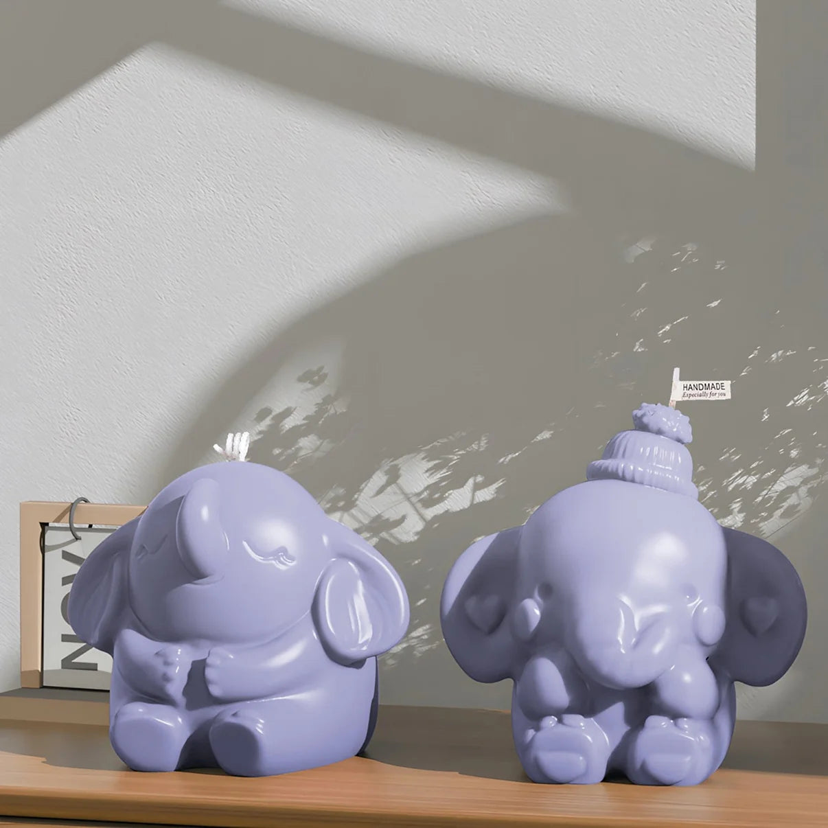 Cute Elephant Candle Mould