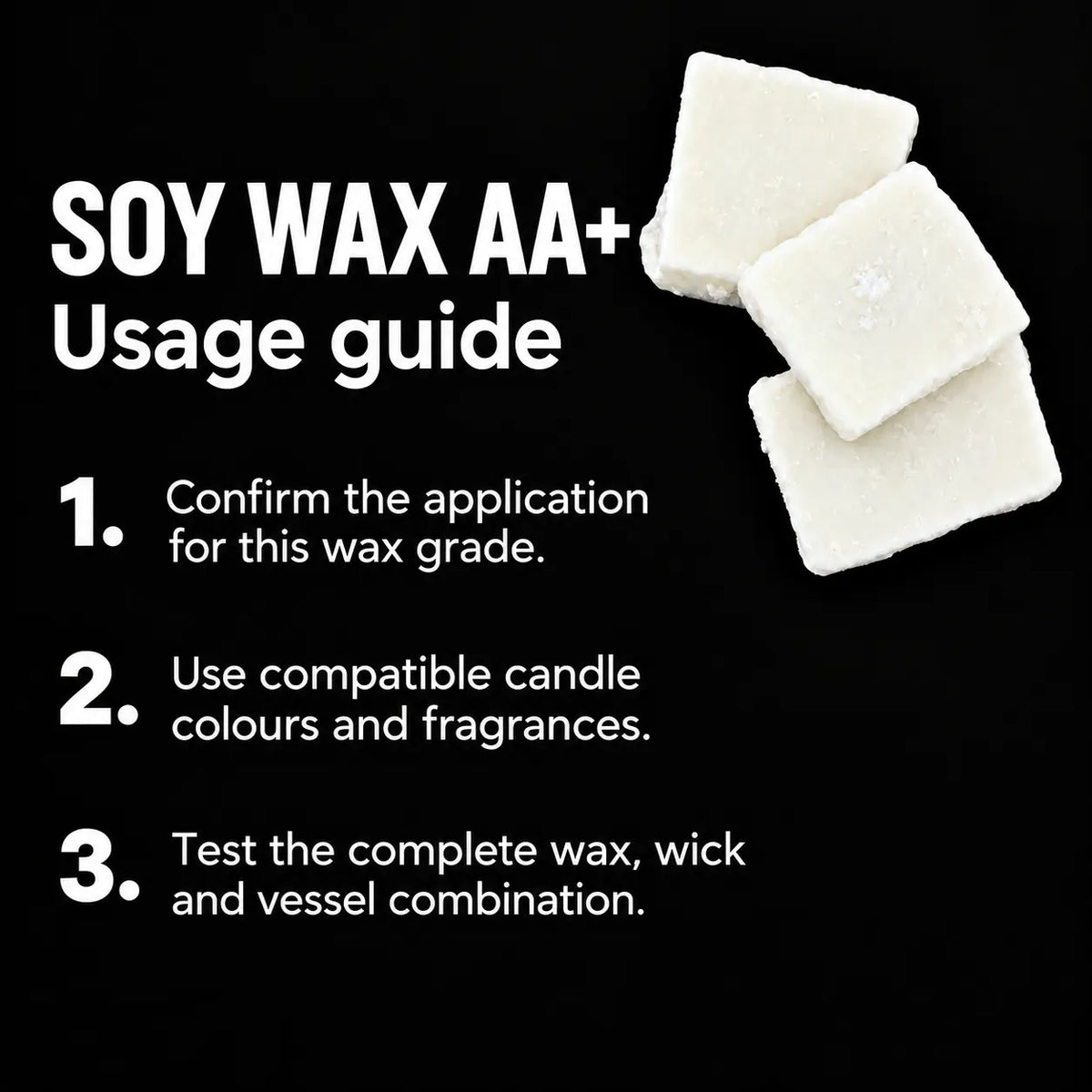 Soy Wax AA+ — 500 GM — usage guide