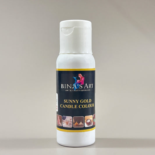 Sunny Gold Candle Colour