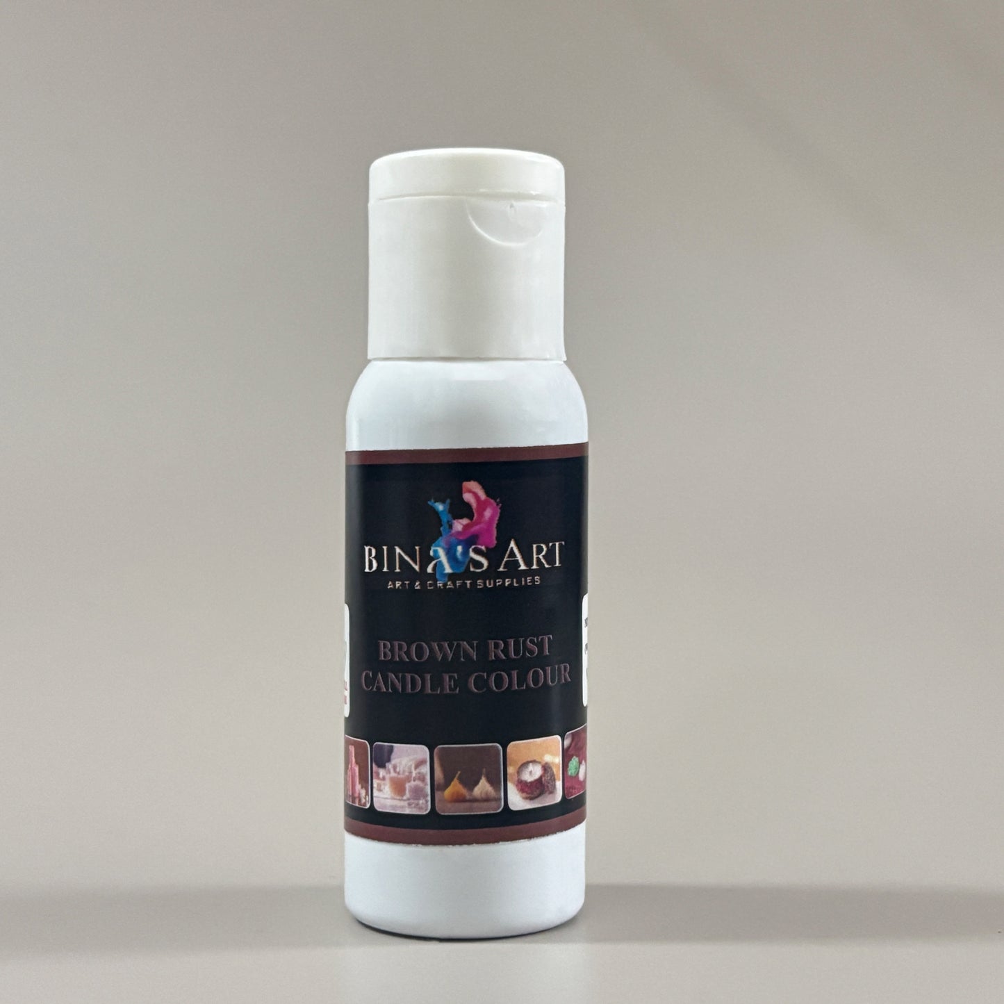 Brown Rust Candle Colour