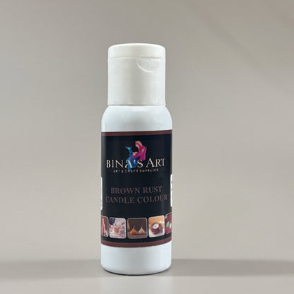 Brown Rust Candle Colour