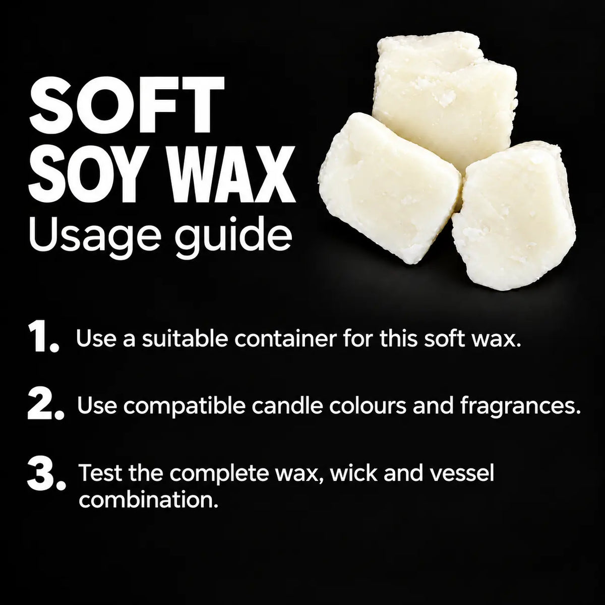 Soft Soy Wax — 1 KG — usage guide