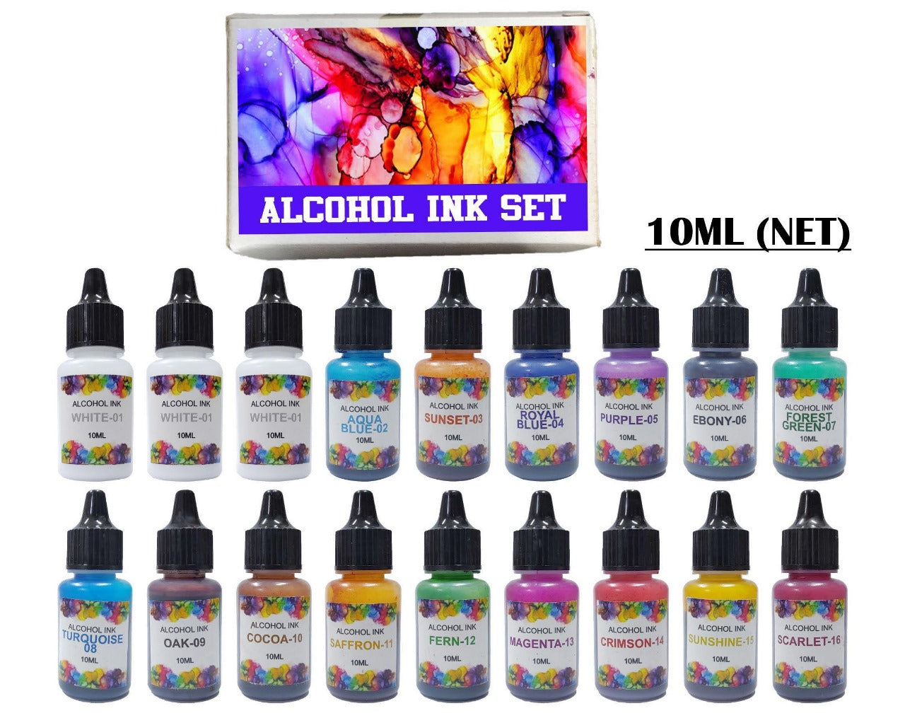 Alcohol Inks Set – Bina's Art - Resin Store