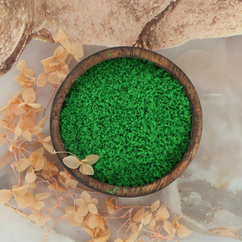 Artificial Foam Grass Powder – Emerald Green