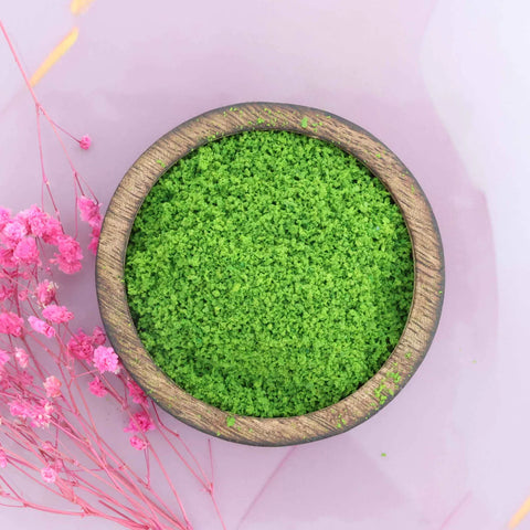 Artificial Foam Grass Powder – Bright Green
