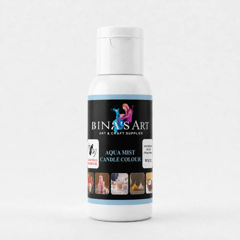 Bina’s Art Aqua Mist Candle Colour 30 g bottle