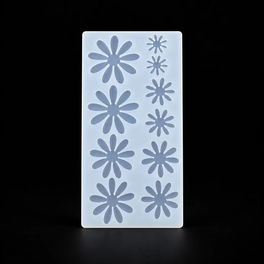 10 Cavity 3D Flower Mould — mould product image