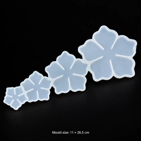 3D 4 IN 1 5 Kali Flower Mould — mould product image