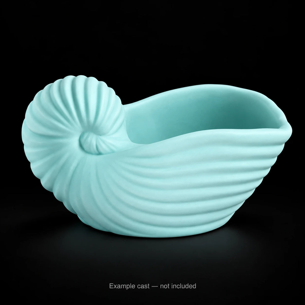 Shell Planter & Flower pot Mould — example cast, not included