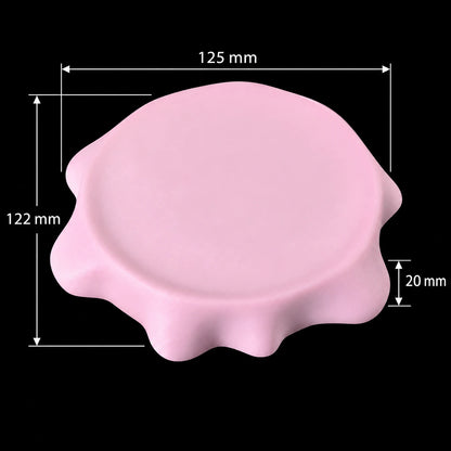 Round Irregular Tray Mould — finished example