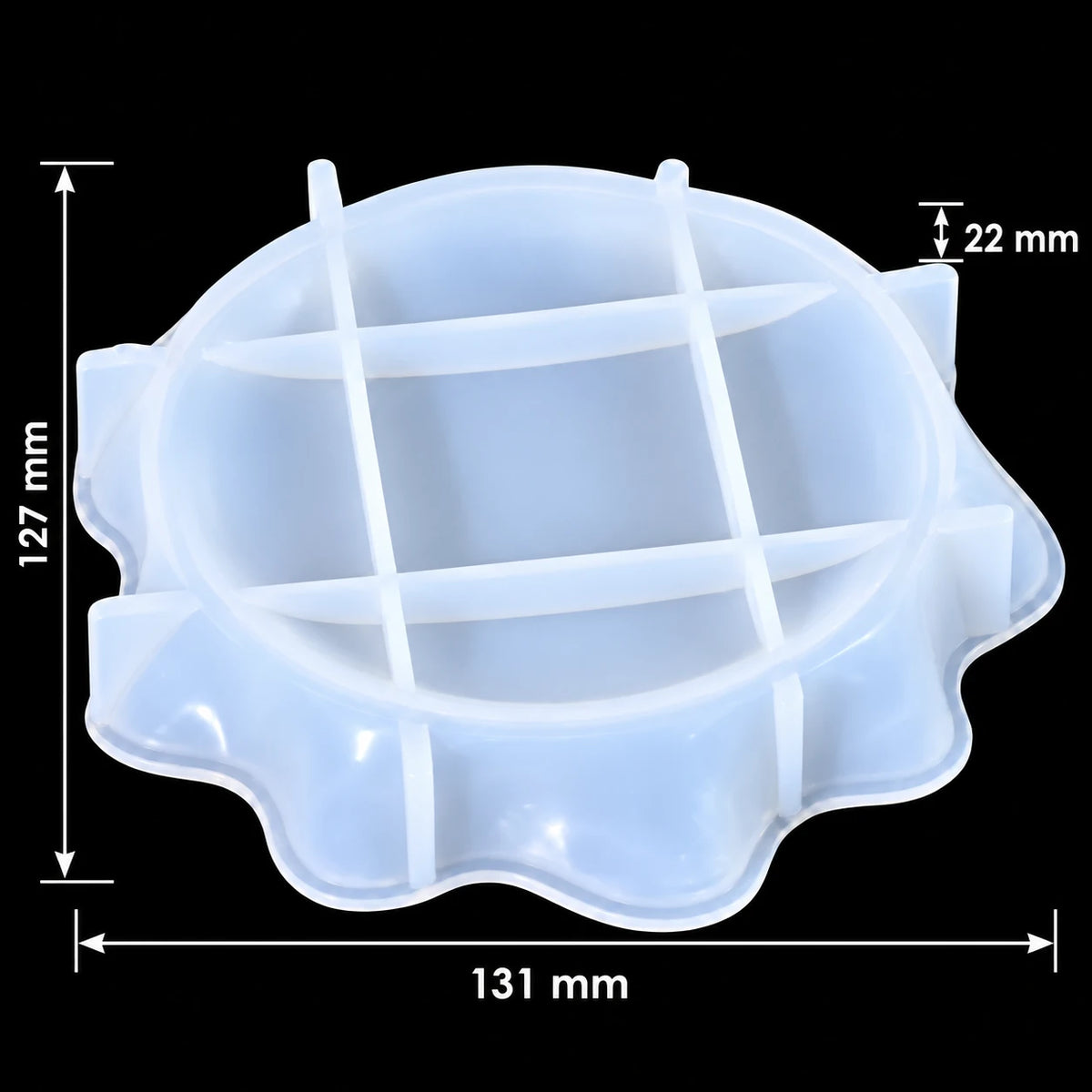 Round Irregular Tray Mould — product