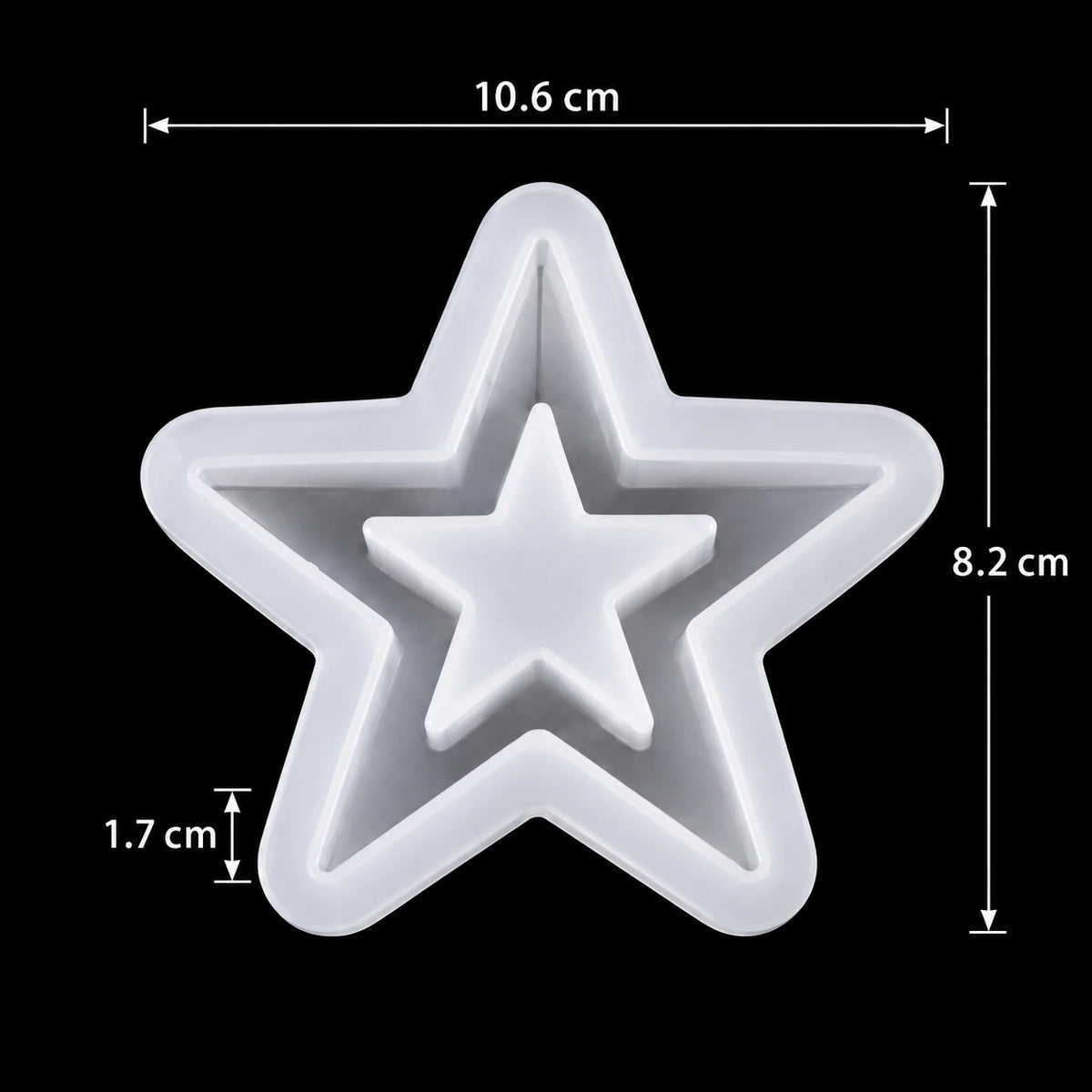 Large Hollow Star Mould — product