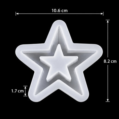 Large Hollow Star Mould — product