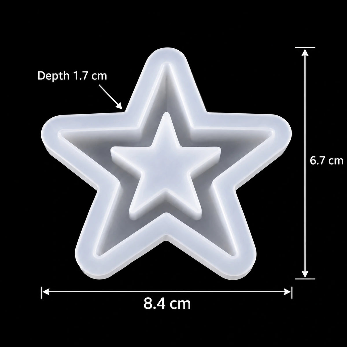 Medium Hollow Star Mould — product