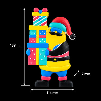 Santa Claus Holding Gifts Mould — finished example