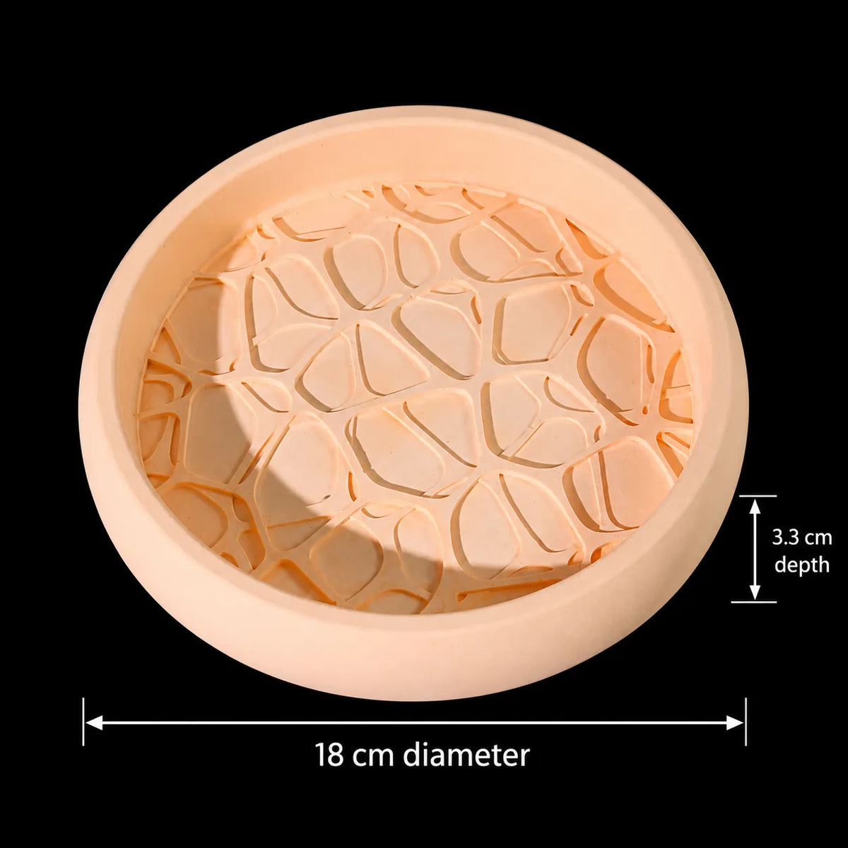 Abstract Theme Plate & Tray Mould — finished example