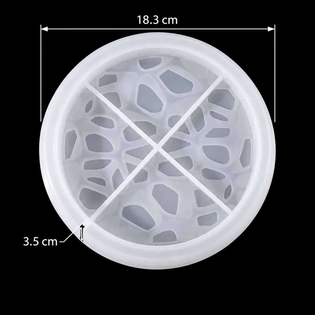 Abstract Theme Plate & Tray Mould — product