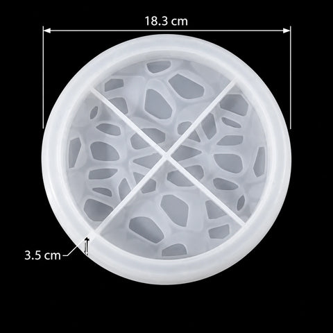 Abstract Theme Plate & Tray Mould — product