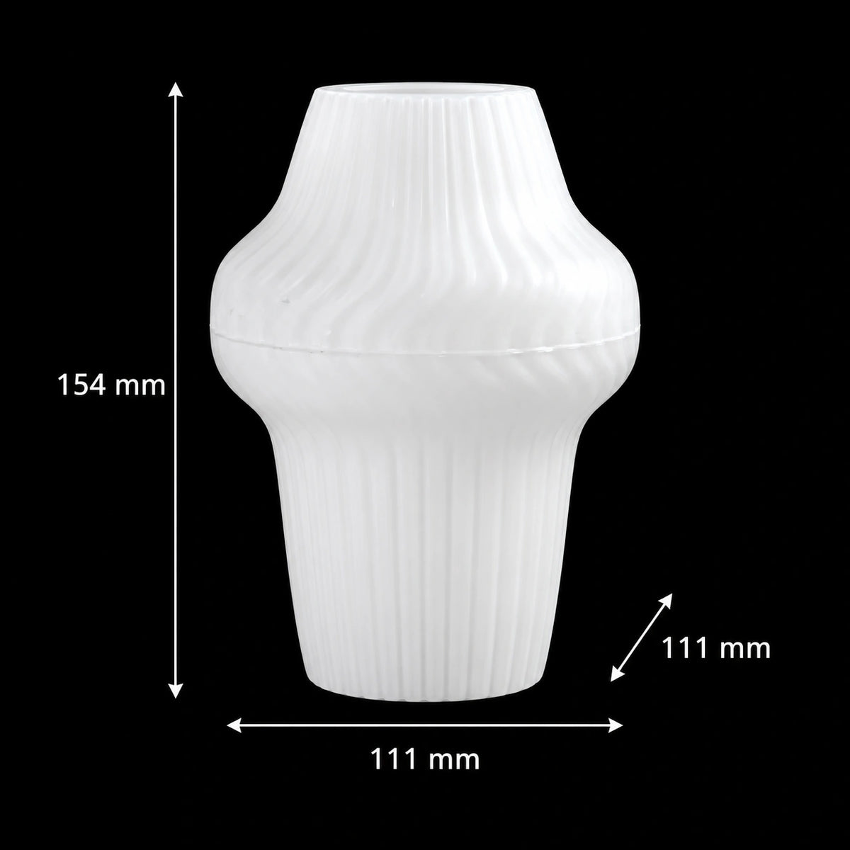 Striped Doomed Stylish Vase Mould — product