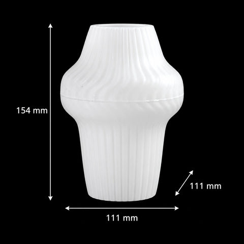 Striped Doomed Stylish Vase Mould — product