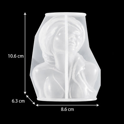 Turban Girl Statue Mould — product