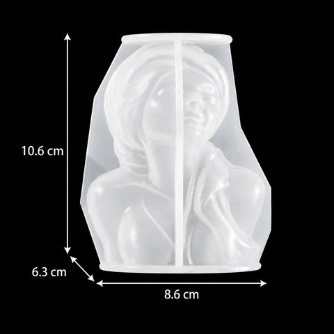 Turban Girl Statue Mould — product