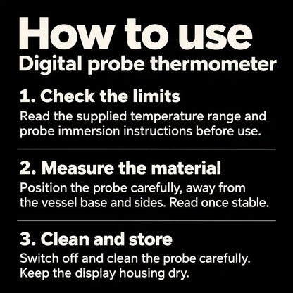 How to use: Digital Rod Thermometer