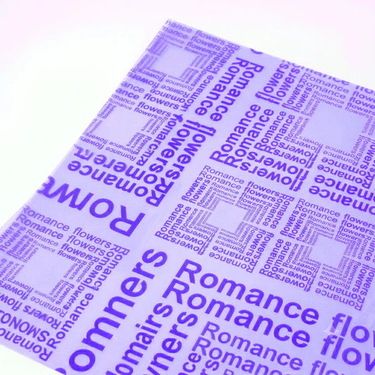 Multi-color Printed Bouquet Wrapping Paper for Floral Arrangements & DIY Gift Packaging-Blue