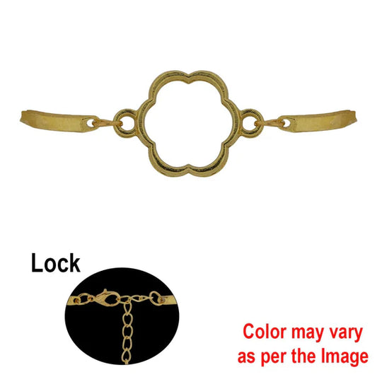 1Pc Flower Bracelet Bezels