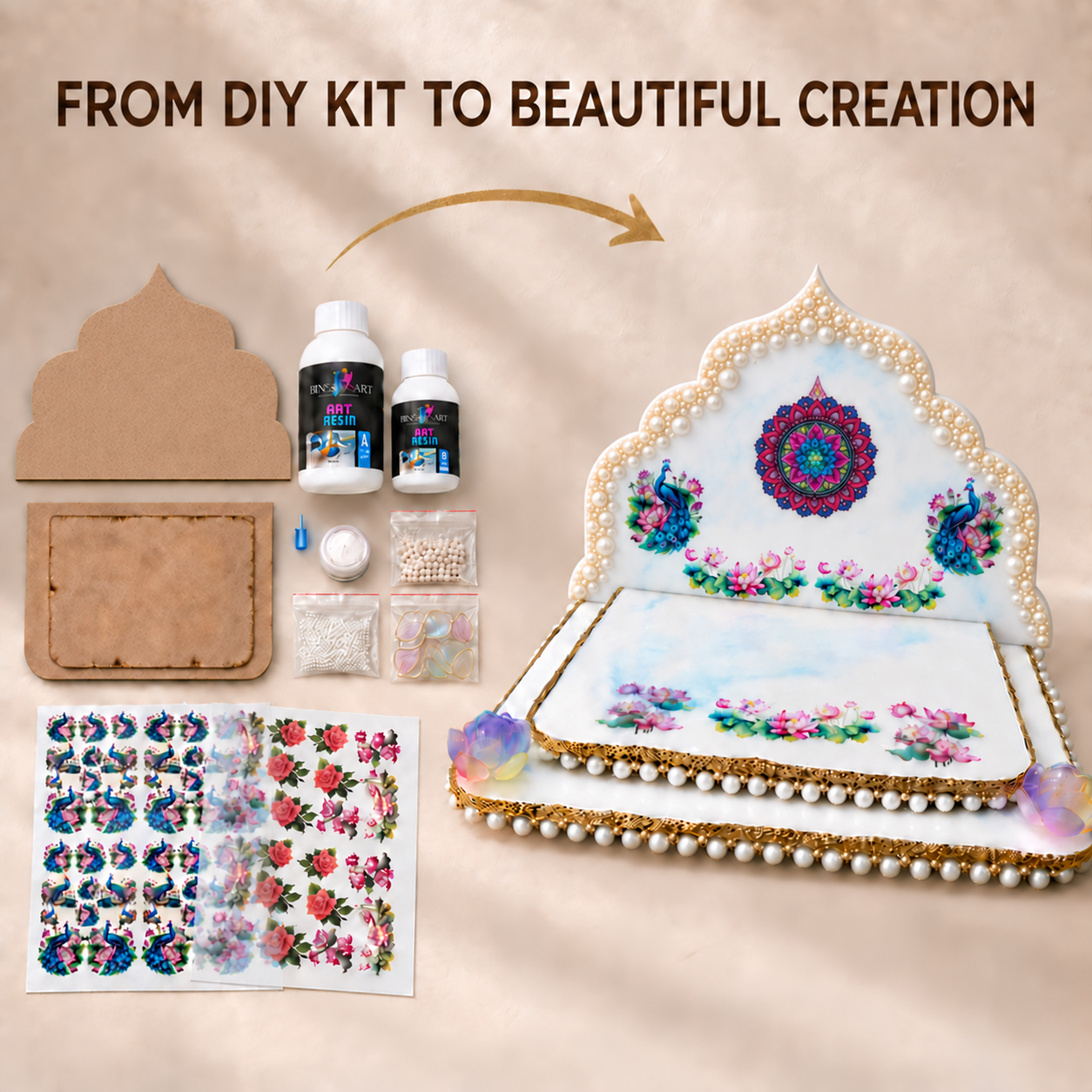 DIY Singhasan Making Kit-C