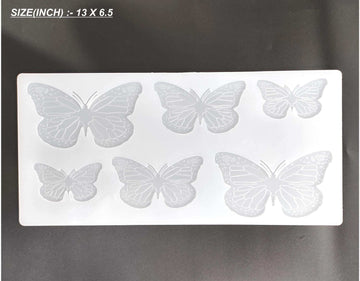 7 Cavity 3D Butterfly Mould