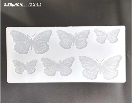 7 Cavity 3D Butterfly Mould