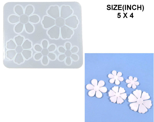 5 IN 1 3D Flower Mould