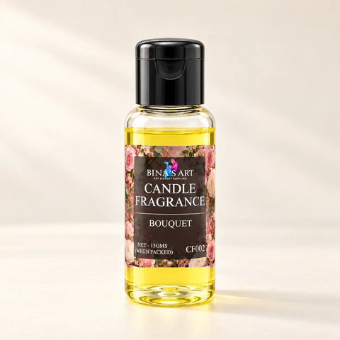 Bouquet Candle Fragrance bottle showing the original product label