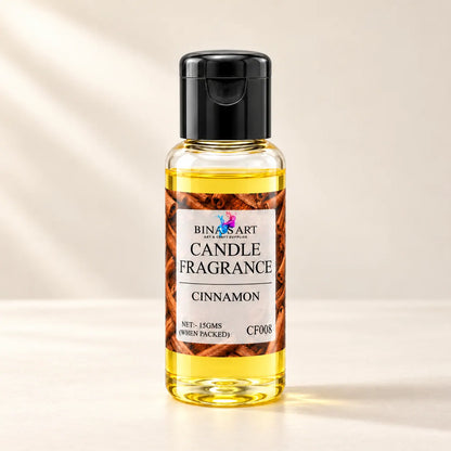 Cinnamon Candle Fragrance bottle showing the original product label