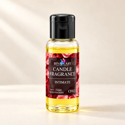 Intimate Candle Fragrance bottle showing the original product label