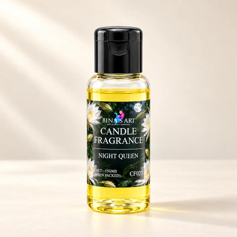 Night Queen Candle Fragrance bottle showing the original product label