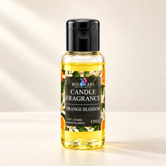 Orange Blossom Candle Fragrance bottle showing the original product label