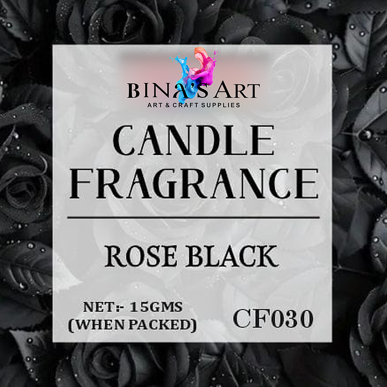 Rose Black Candle Fragrance