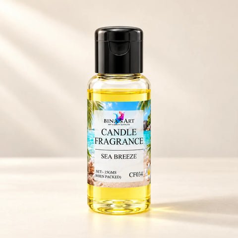 Sea Breeze Candle Fragrance bottle showing the original product label