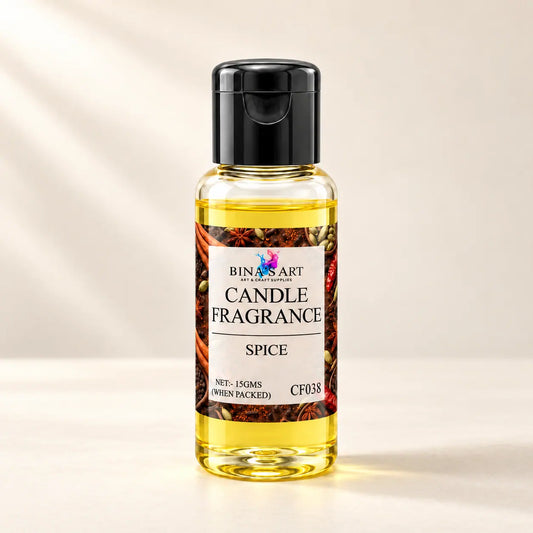 Spice Candle Fragrance bottle showing the original product label