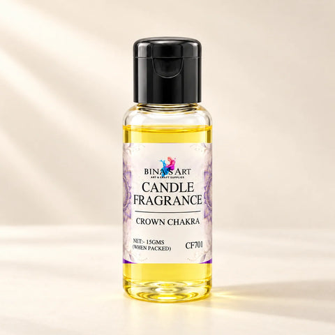 Crown Chakra Candle Fragrance bottle showing the original product label