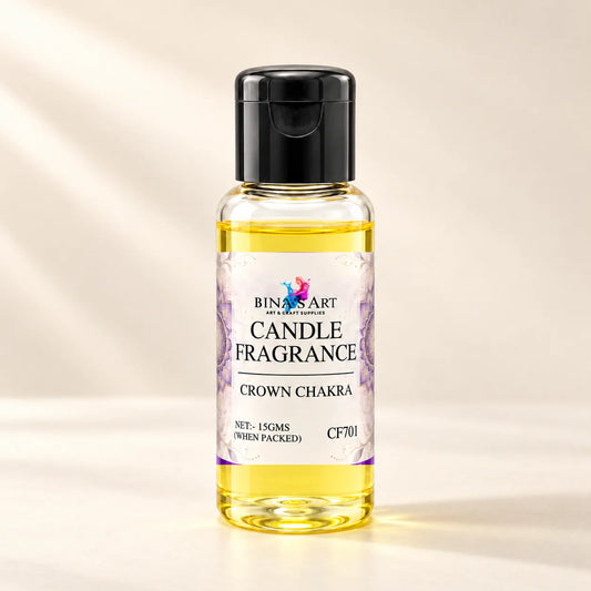 Crown Chakra Candle Fragrance bottle showing the original product label