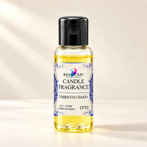 Third Eye Chakra Candle Fragrance bottle showing the original product label