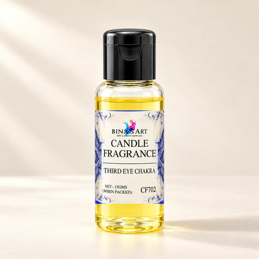 Third Eye Chakra Candle Fragrance bottle showing the original product label