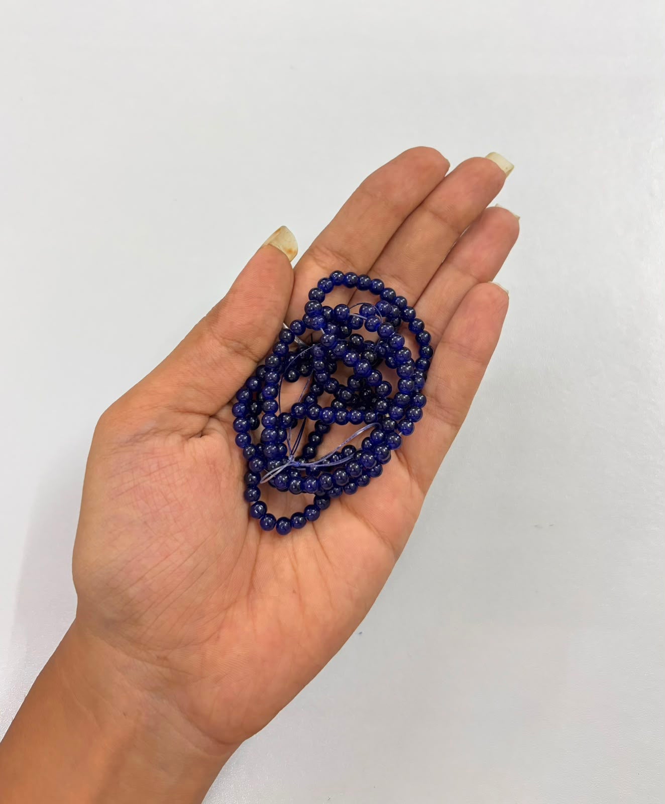 Small Dark Blue Rakhi Beads