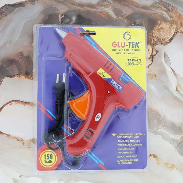 Glu-tek 150w Hot Melt Glue Gun – Heavy-duty For Crafts, Diy & Repairs